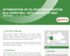 Case Study - Optimisation of sludge dehydration in a paper mill with Novus CP1888*