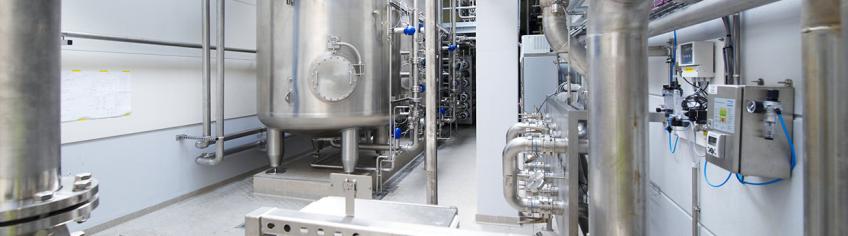 High-quality water systems for production, process and manufacturing uses.