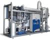 Industrial evaporators with high concentration ratios and separation for industrial and process water treatment.